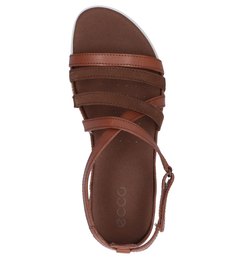 Ecco Bruine Sandalen in leer (275344)