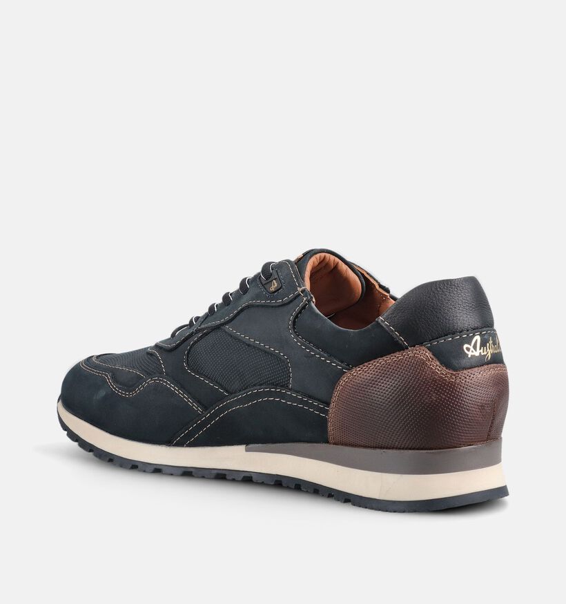 Australian Fabian Chaussures plates en Bleu fonc&eacute; pour hommes (377109) - pour semelles orthop&eacute;diques