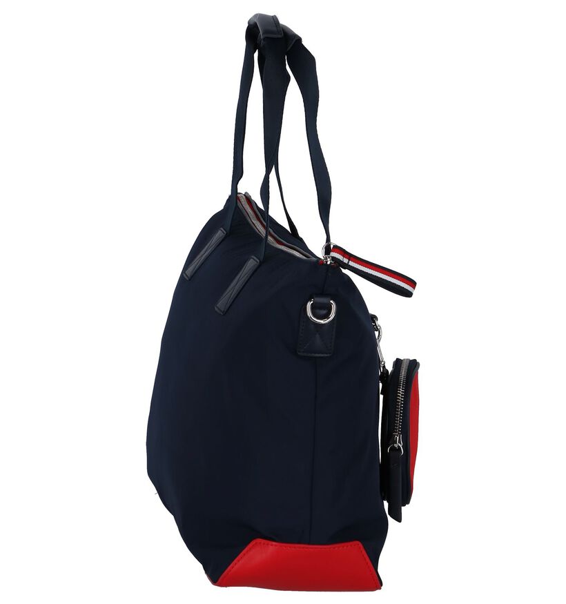 Donkerblauwe Shopper Tommy Hilfiger Varsity Nylon Tote in kunstleer (236884)