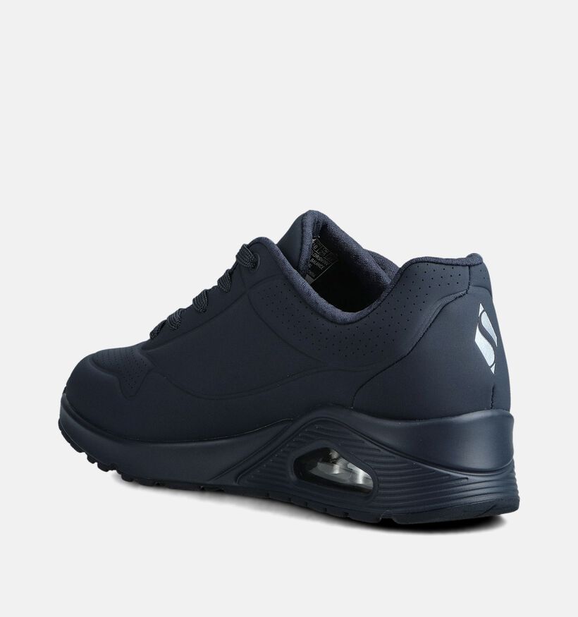 Skechers Uno Stand On Air Donkerblauwe Sneakers voor dames (377110)