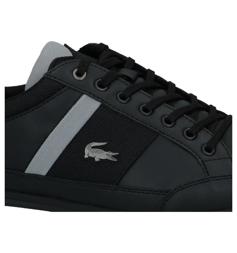 Lacoste Chaymon Zwarte Casual Schoenen in kunstleer (222670)