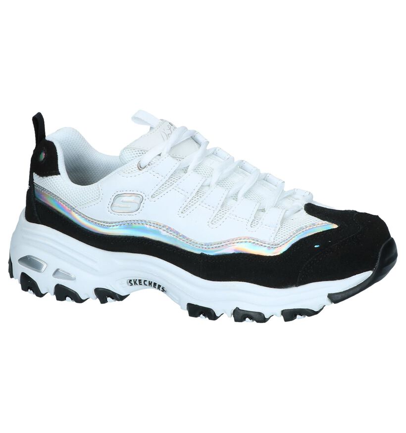 D'lites Baskets basses en Blanc en cuir (252026)