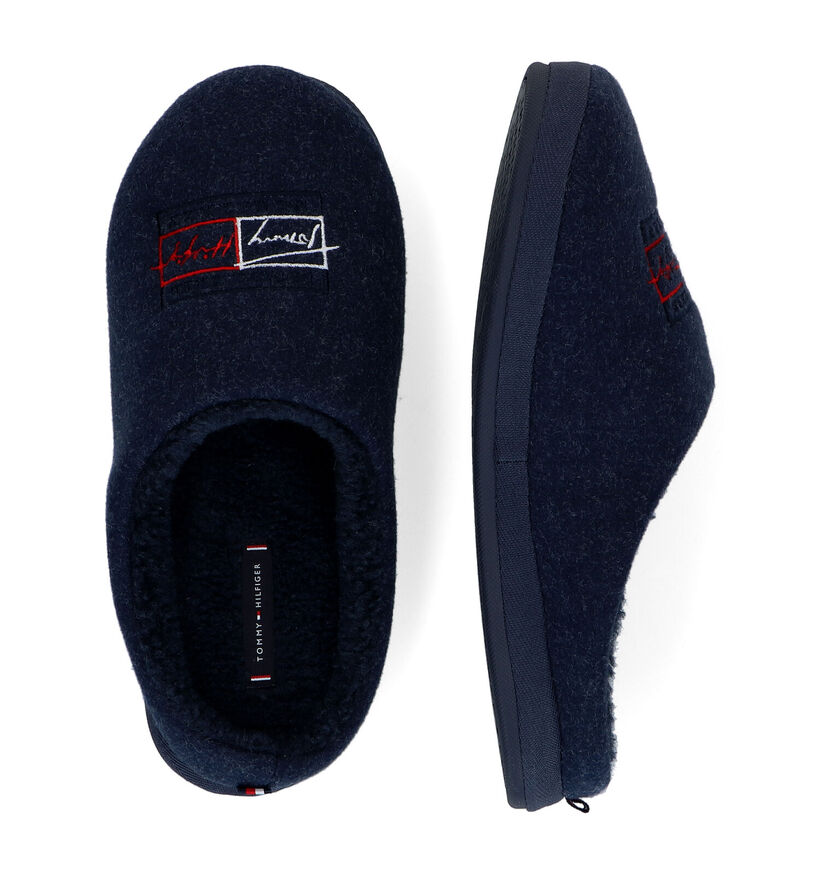 Tommy Hilfiger Blauwe Pantoffels voor heren (296315)