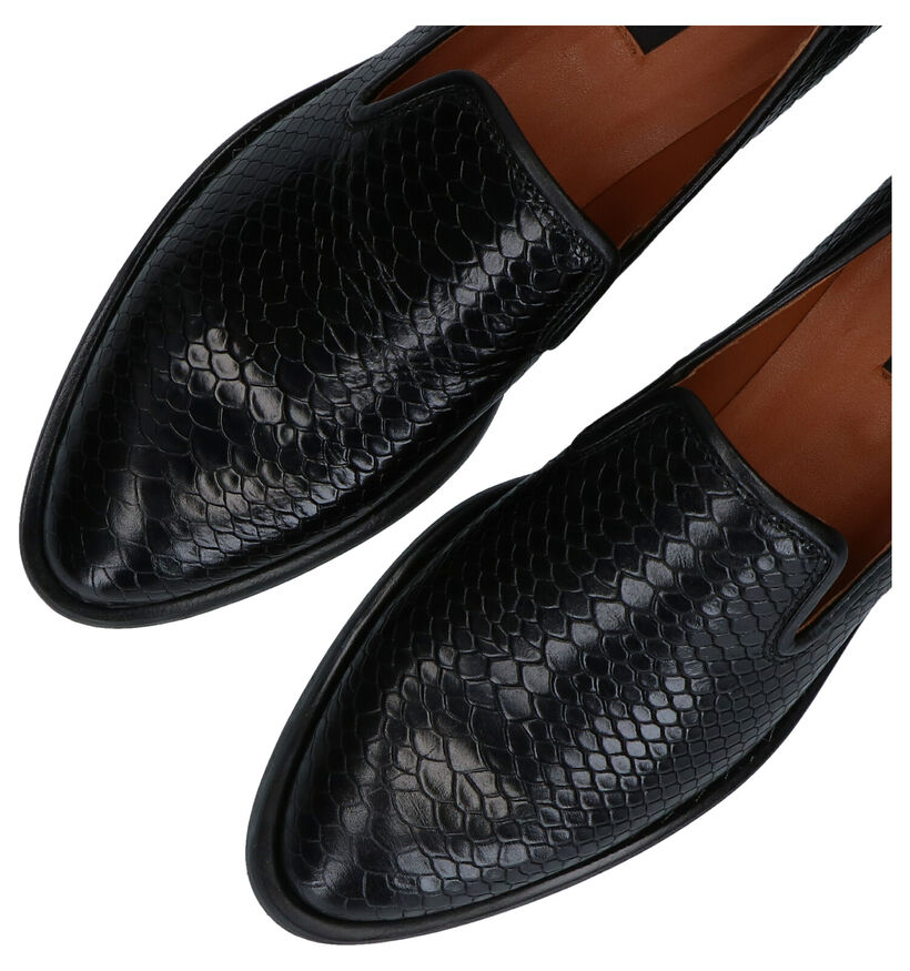 Zinda Loafers en Noir en cuir (283725)