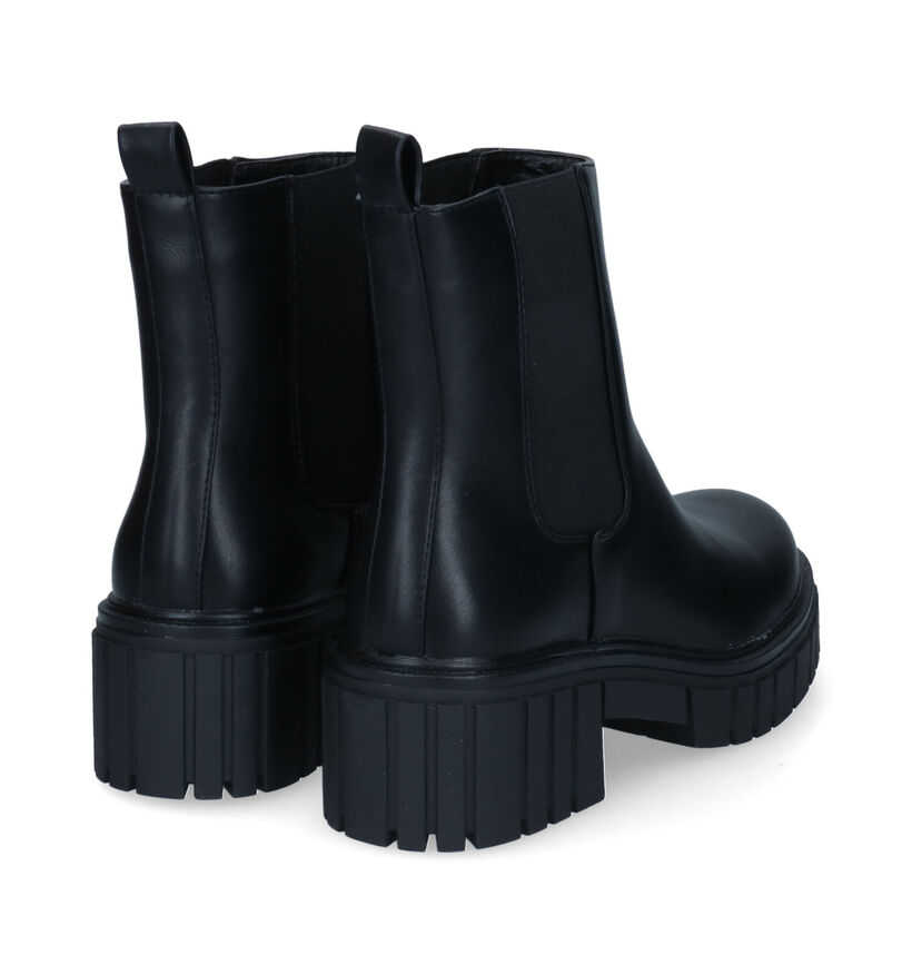 Poelman Bottines Chelsea en Noir en simili cuir (313169)