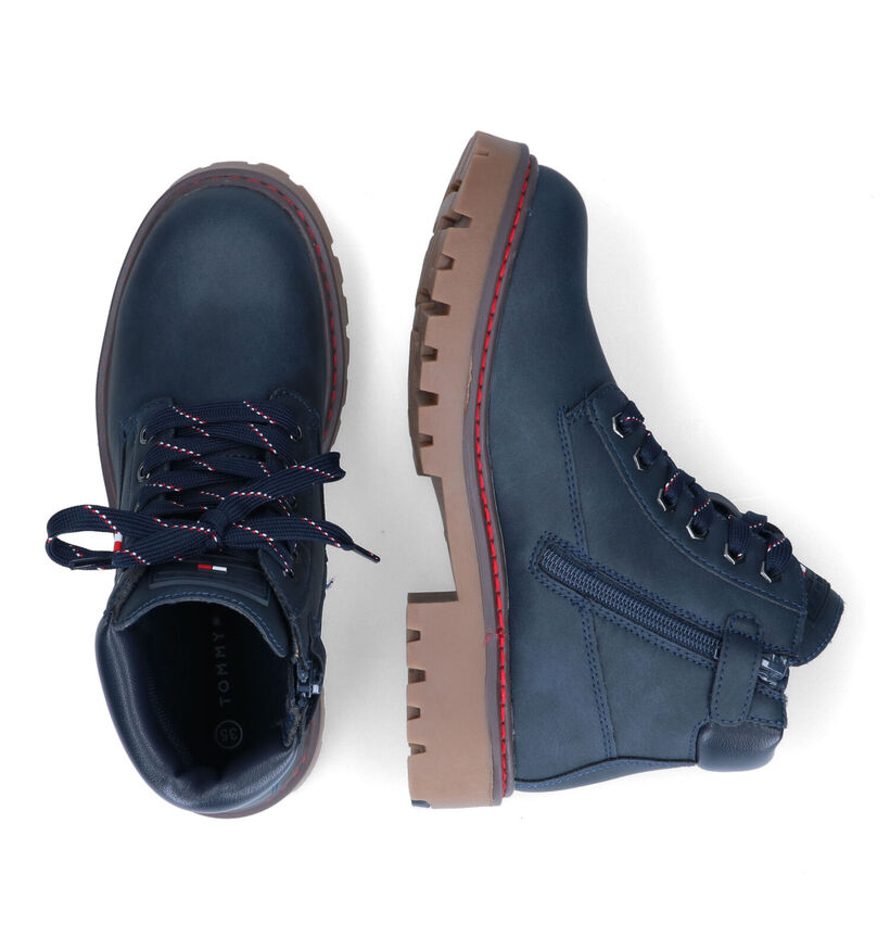 Tommy Hilfiger Blauwe Bottines in kunstleer (314498)
