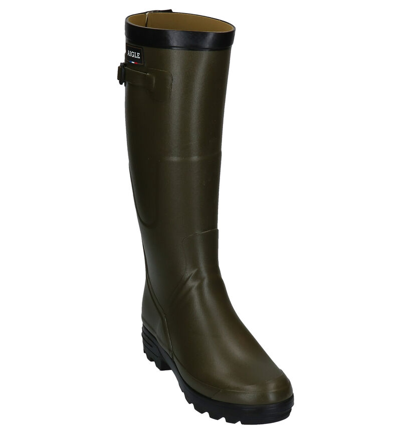 Aigle Benyl Bottes de pluie en Khaki pour hommes (161477)