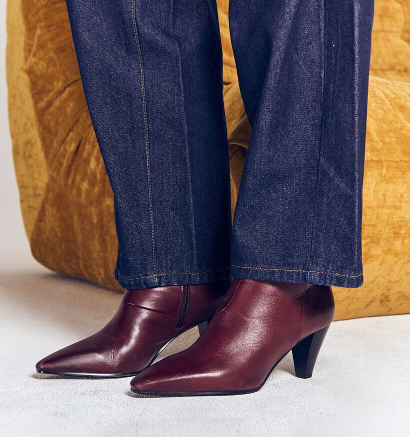 Tamaris Bordeaux Enkellaarzen voor dames (365040)