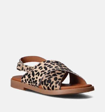 Milo & Mila Sandalen Oranje/Goud/Cognac/Bruin/Rose gold