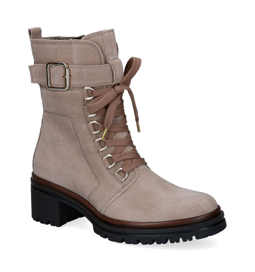 Gabor Best Fitting Beige Bottines in daim (297464)