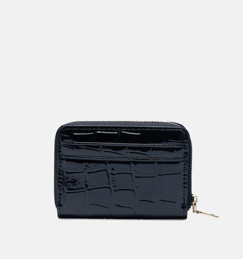 Laurent David Croco Porte-monnaie en Noir pour femmes (365187)