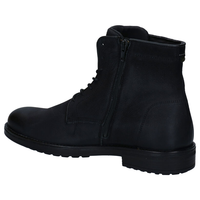 Bullboxer Zwarte Hoge Schoenen in nubuck (281790)