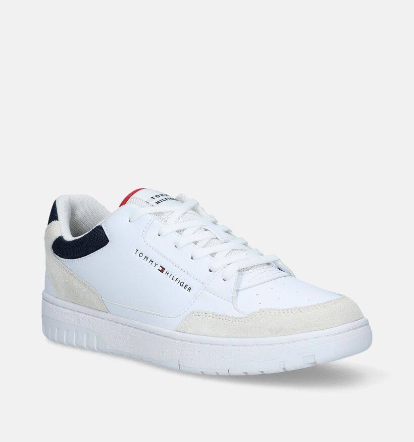 Tommy Hilfiger Core LTH Mix ESS Witte Veterschoenen voor heren (334097)