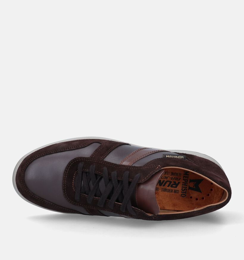 Mephisto Vito Velsport Taupe Veterschoenen voor heren (354521) - geschikt voor steunzolen