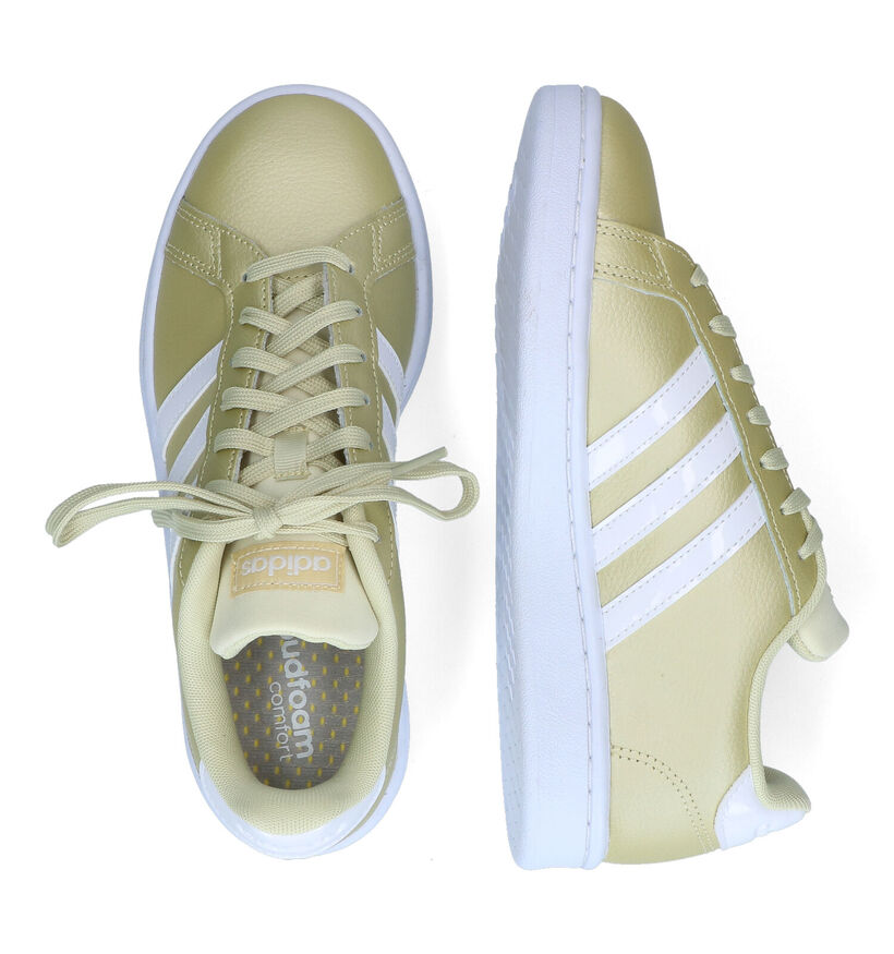 adidas Grand Court Gouden Sneakers voor dames (301989) - geschikt voor steunzolen