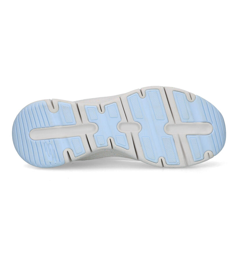 Skechers Arch Fit Witte Sneakers voor dames (321359) - geschikt voor steunzolen