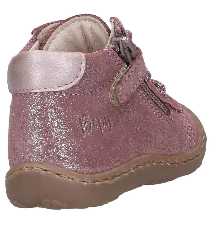 Bopy Jejou Chaussures pour bébé en Rose en cuir (279258)