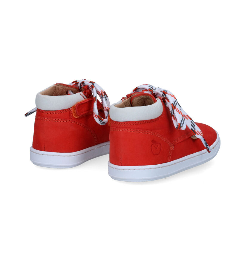 Shoo Pom Bouba Zip Desert Chaussures en Rouge en nubuck (304745)
