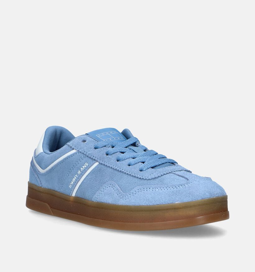Tommy Hilfiger The Greenwich Suede Blauwe Sneakers voor dames (349707) - geschikt voor steunzolen
