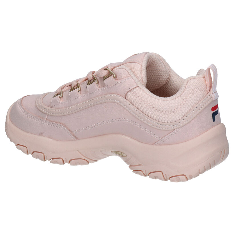 Fila Strada Low JR Witte Sneakers in kunstleer (285477)