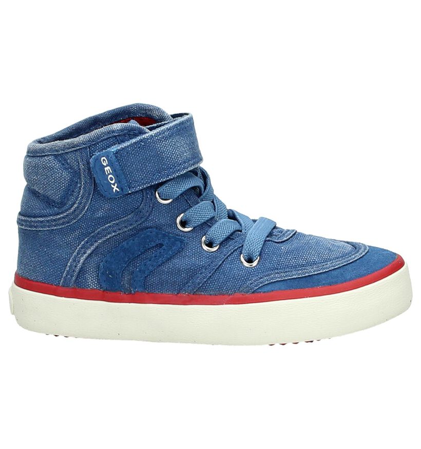 Geox Blauwe Hoge Sneaker in stof (170510)