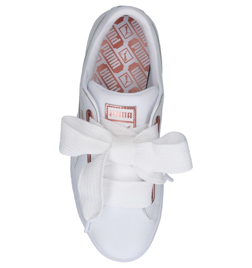 Puma Baskets basses en Blanc en cuir (221666)