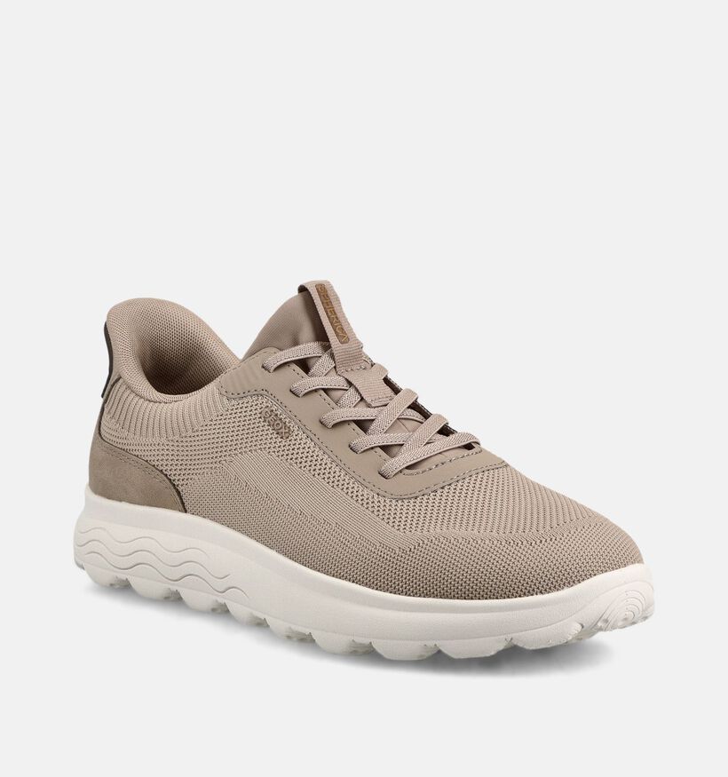 Geox Spherica Bruine Lage Slip-on Sneakers voor heren (368010) - geschikt voor steunzolen