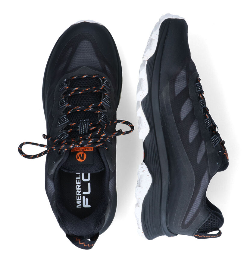 Merrell Moab Speed GTX Chaussures de randonnée en Noir pour hommes (301288) - pour semelles orthopédiques