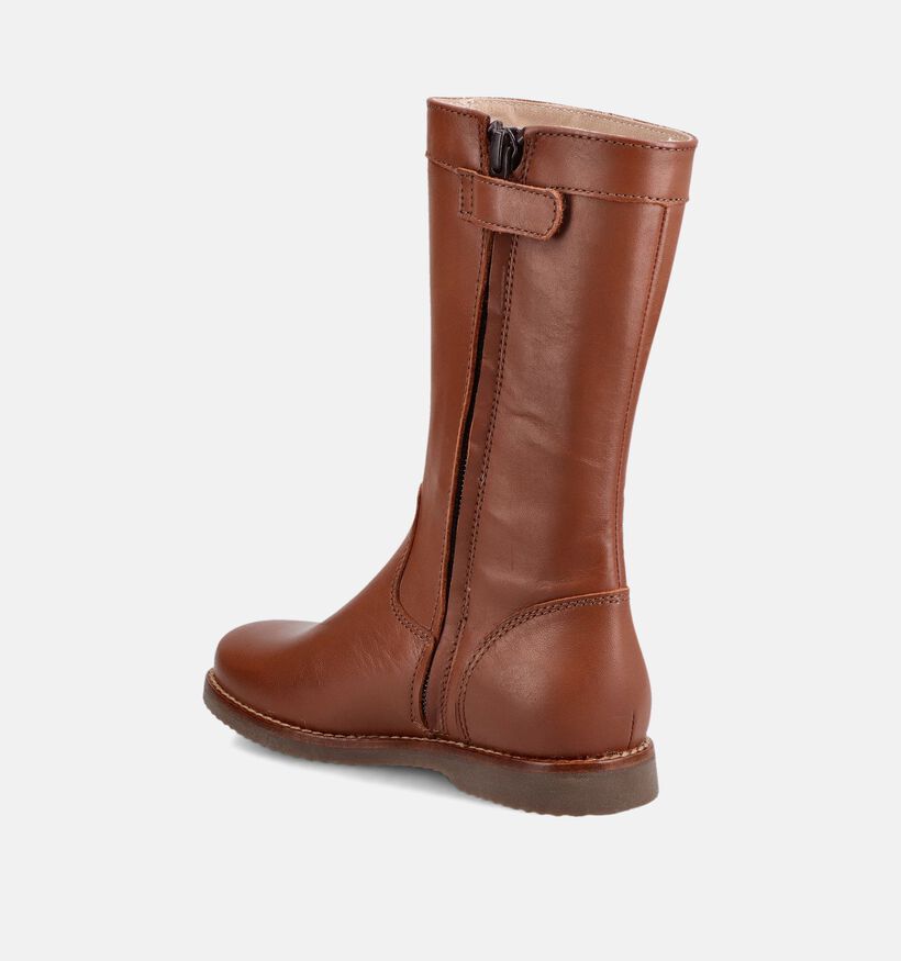Beberlis Bottes hautes en Cognac pour filles (380657)