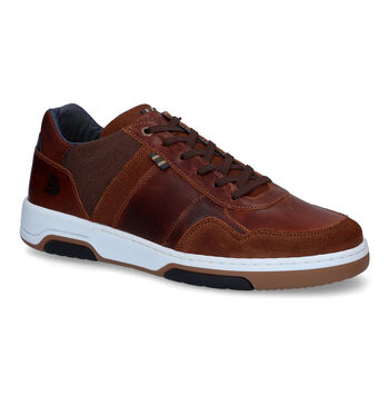 Veterschoenen cognac