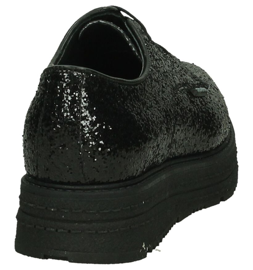 Scapa Chaussures à lacets en Noir en simili cuir (204180)
