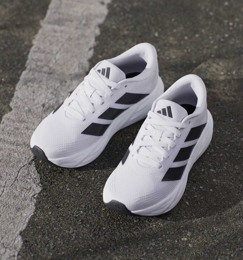 adidas Galaxy 8 Witte Sneakers voor jongens (375418)