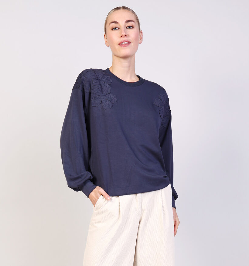 JDY Aura Pull en Bleu foncé JDY Aura Pull en Bleu foncé pour femmes (365264)