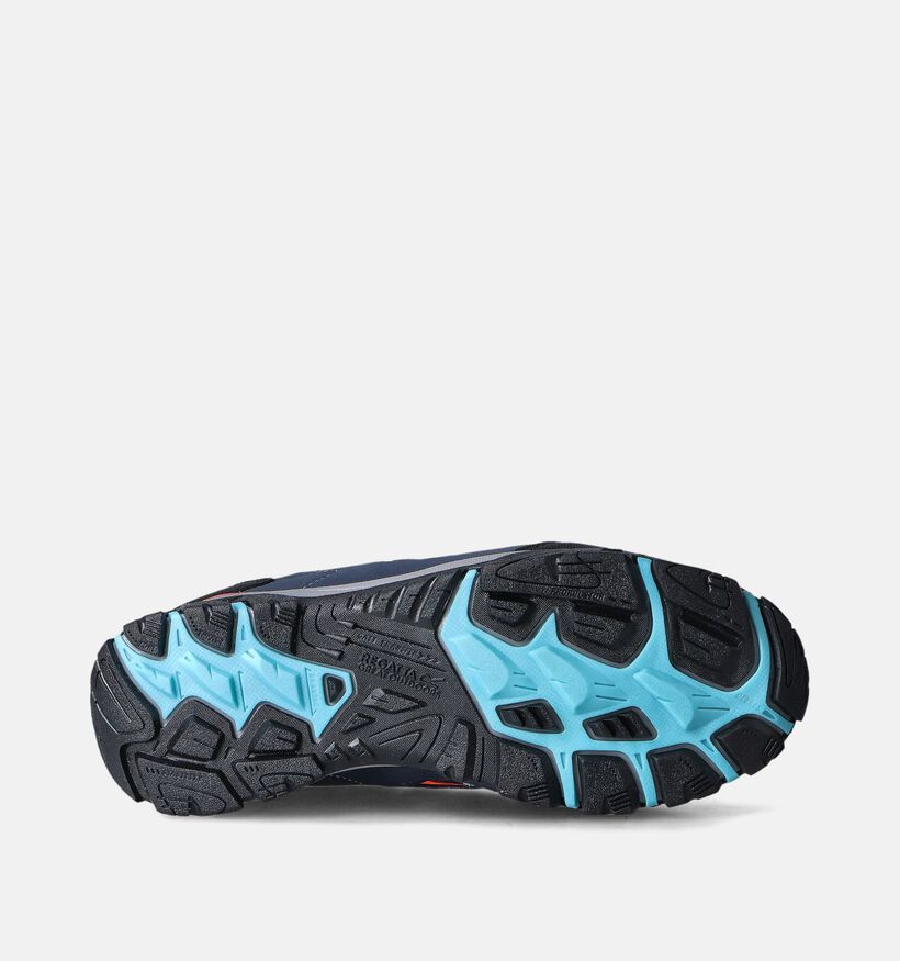Regatta Holcombe Low Jnr Chaussures de randonnée en Bleu pour filles (361294) - pour semelles orthopédiques