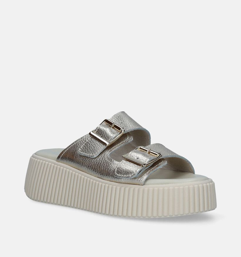 Tamaris Nu-pieds plateforme en Or pour femmes (338226)
