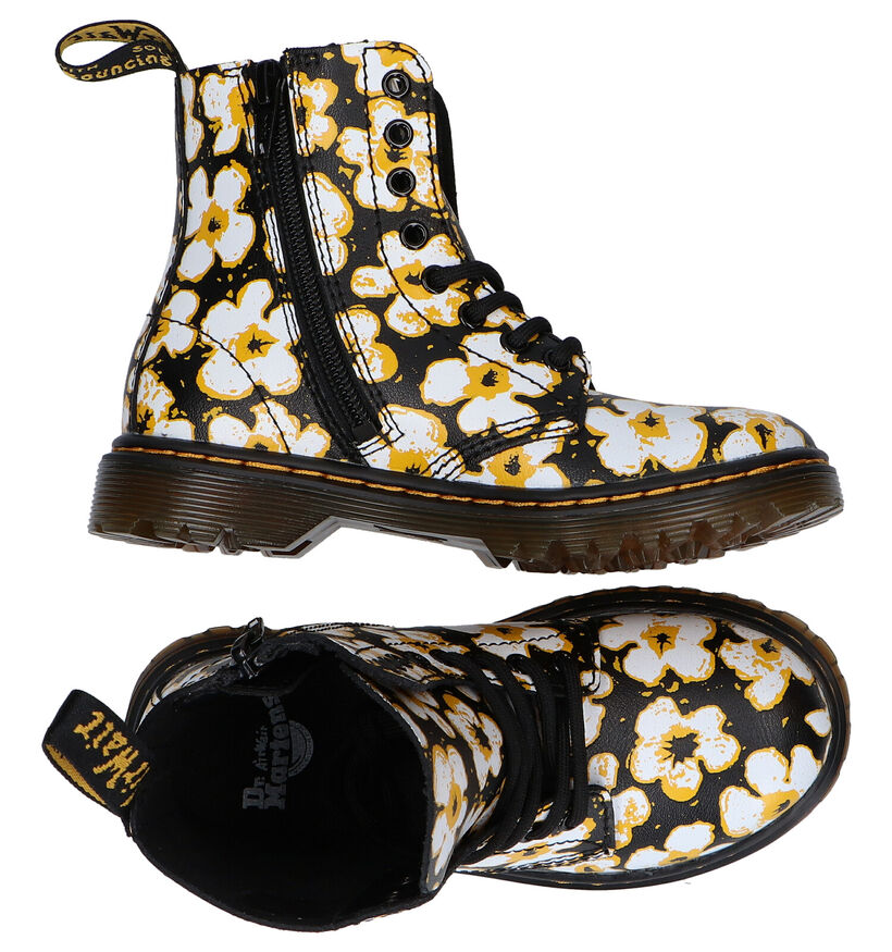 Dr Martens 1460 Pascal J Zilveren Boots in leer (294391)