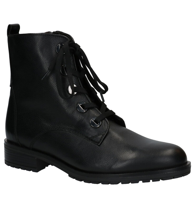 Gabor OptiFit Zwarte Boots in leer (282302)