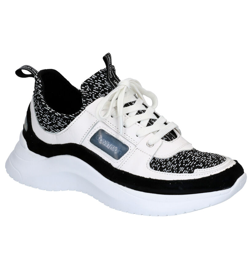 Calvin Klein Ultra Witte Lage Sneakers in leer (269196)