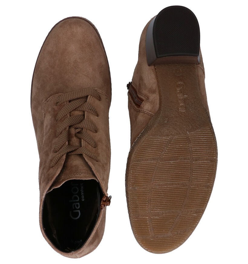 Gabor OptiFit Bordeaux Enkellaarzen in nubuck (282429)