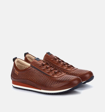 Pikolinos Lage schoenen Cognac/Blauw