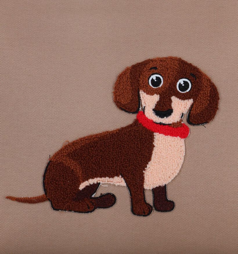 Laurent David Teckel Cabas avec fermeture &eacute;clair en Taupe pour femmes (333204)