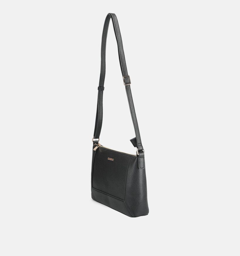 L.Credi Sapphira Sac port&eacute; crois&eacute; en Noir pour femmes (379579)