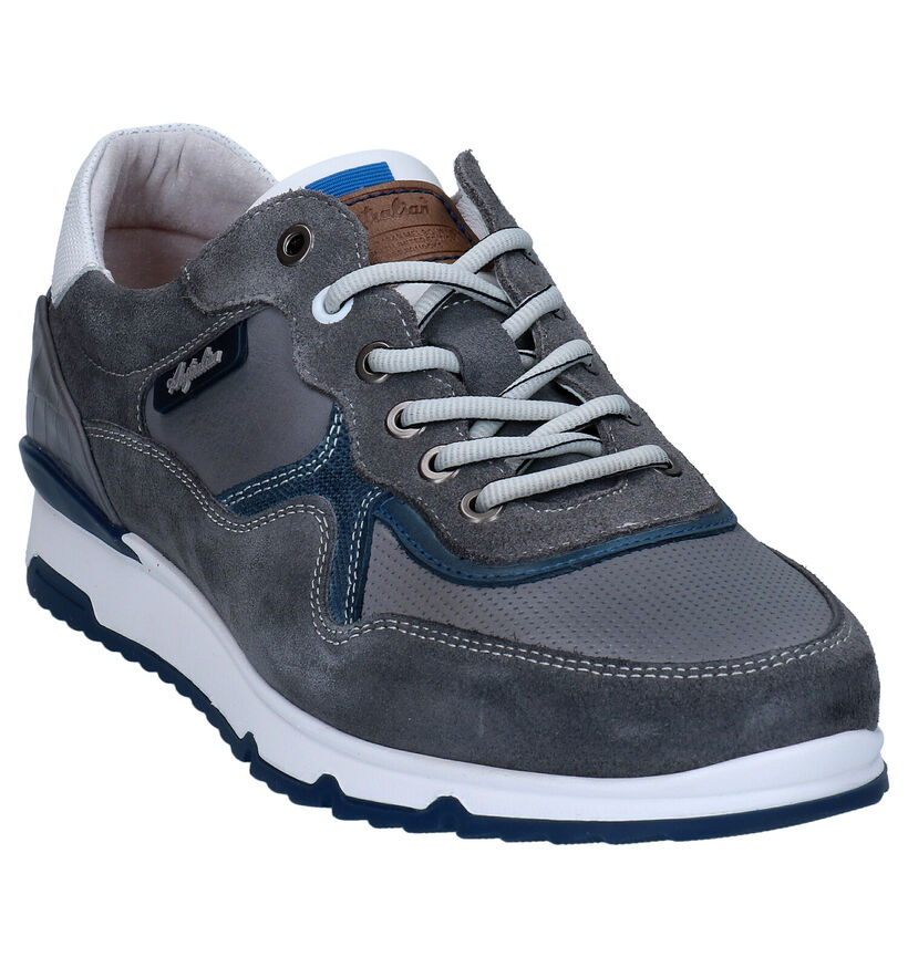 Australian Mazoni Chaussures à lacets en Gris en cuir (289193)