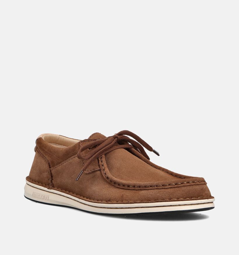 Birkenstock Pasadena Mocassins en Marron pour hommes (360274) - pour semelles orthopédiques
