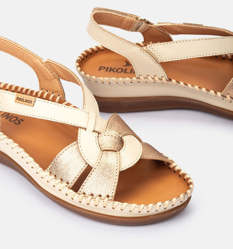 Pikolinos Cadaques Sandales plates en Beige pour femmes (370550)