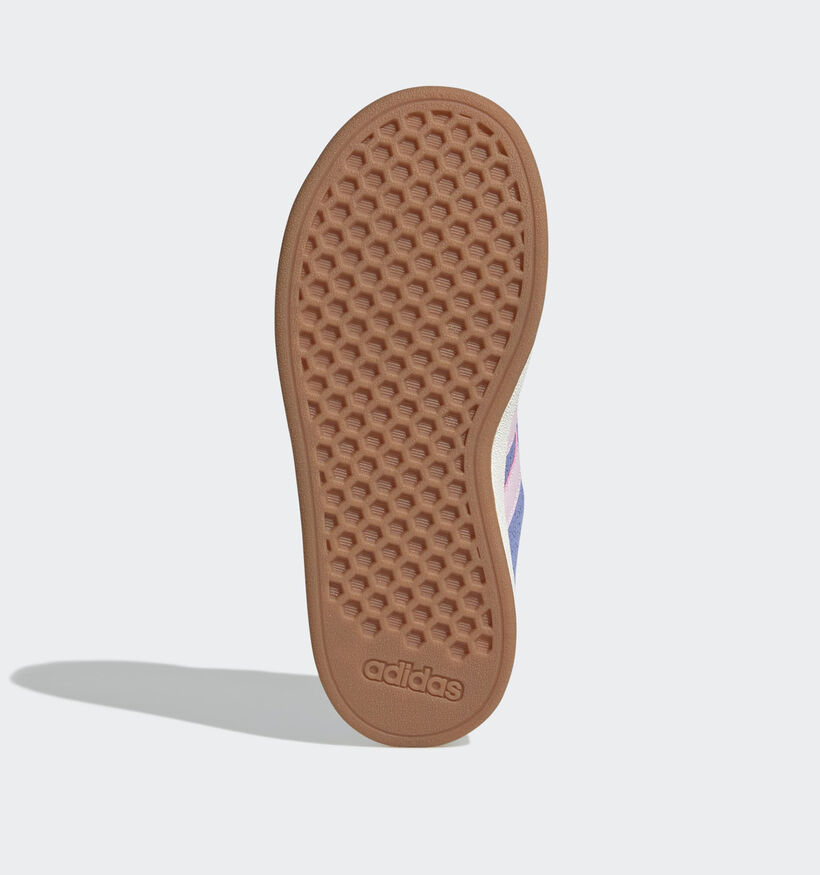 adidas Grand Court 00s Baskets en Bleu/Rose pour filles (365406) - pour semelles orthopédiques