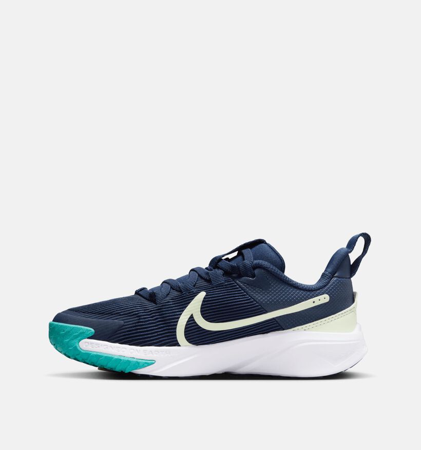 Nike Star Runner 4 Blauwe Sneakers voor jongens, meisjes (356494) - geschikt voor steunzolen