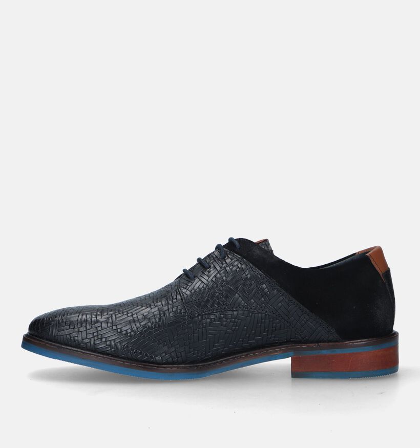 Via Borgo Chaussures classiques en Noir pour hommes (330334)