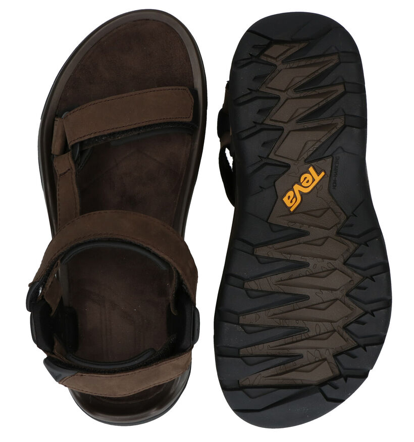 Teva Terra Sandales en Camel en nubuck (321947)