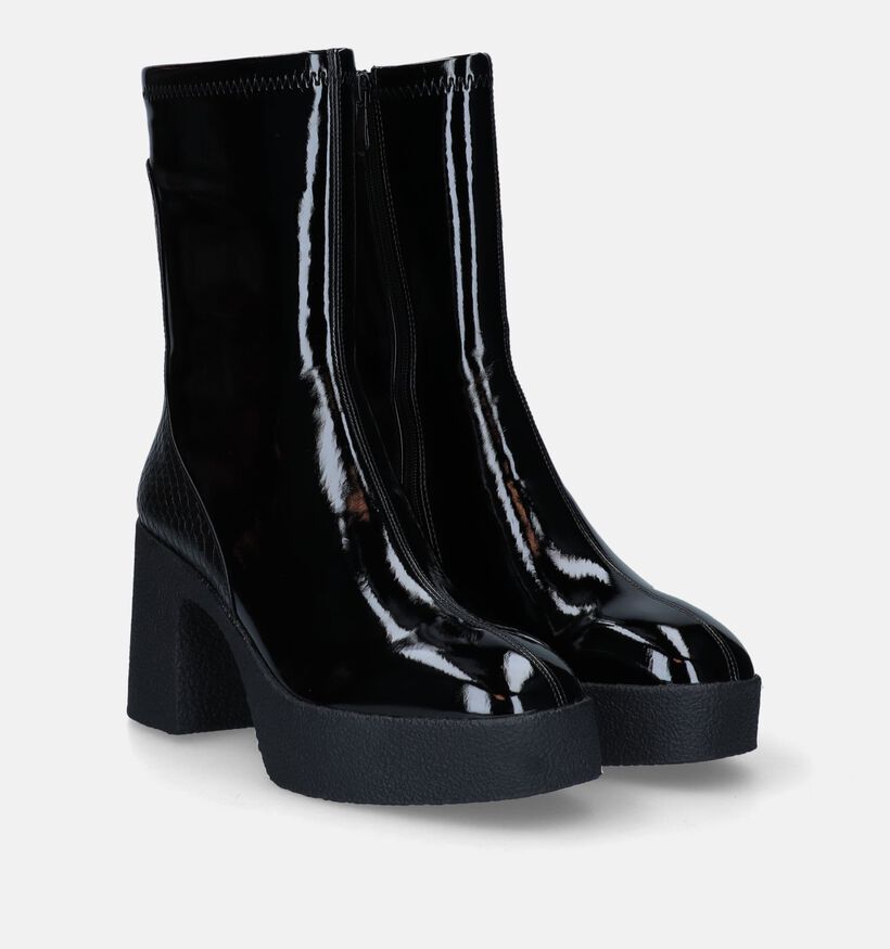 Noa Harmon Bottines à talons en Noir pour femmes (333384)